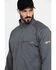 Image #5 - Ariat Men's FR Rev 1/4 Zip Work Shirt, Charcoal, hi-res