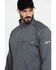 Image #5 - Ariat Men's FR Rev 1/4 Zip Work Shirt , Charcoal, hi-res