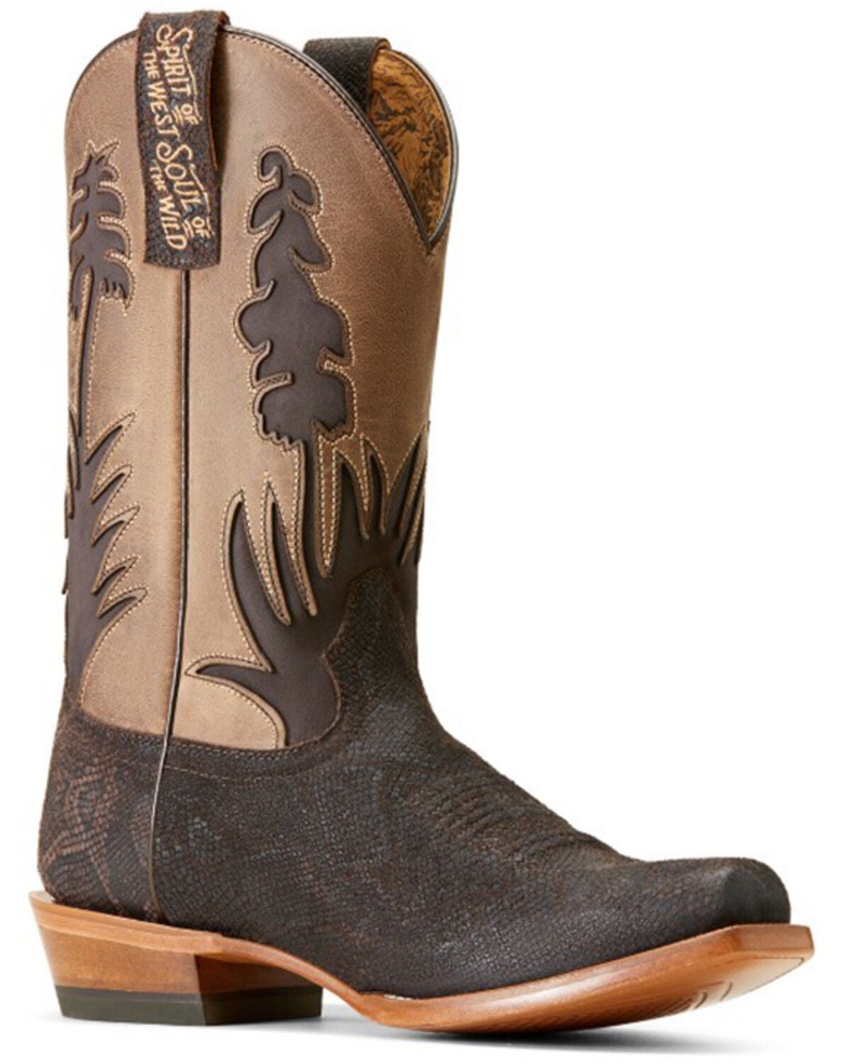 Ariat Men's High Stepper Sendero Western Boots - Square Toe, Brown, hi-res