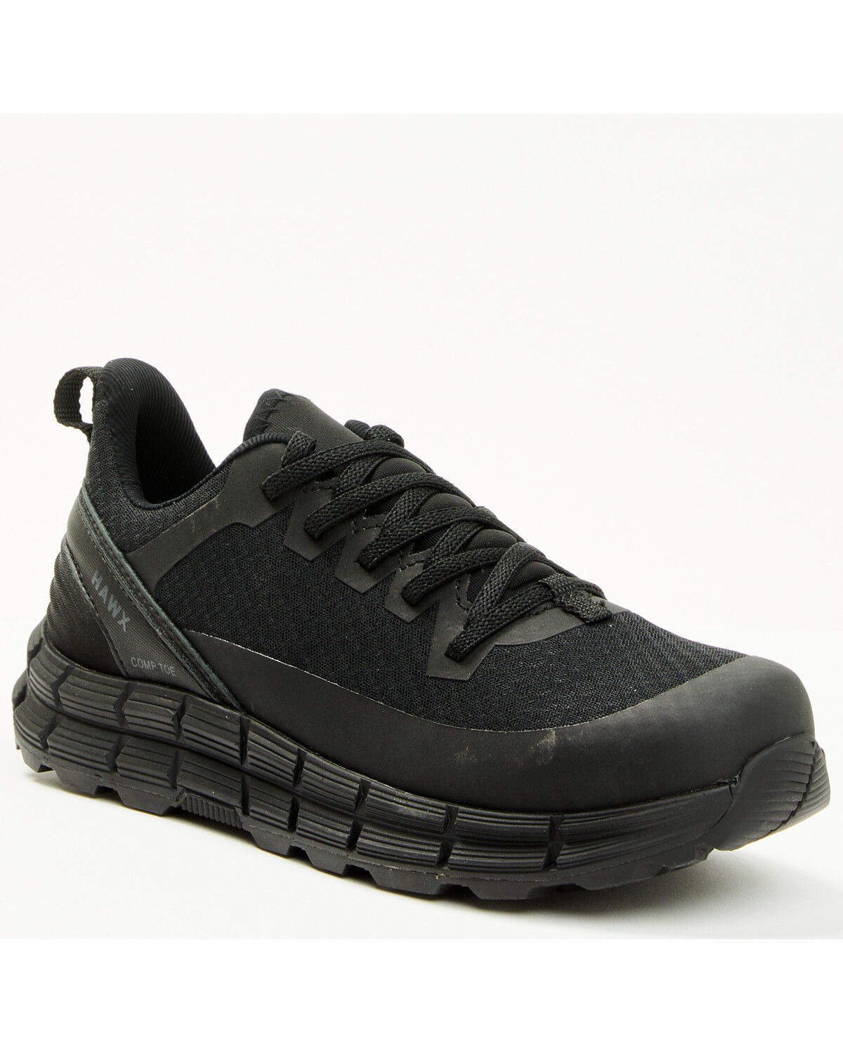 Image #1 - Hawx Men's Athletic Uniform Work Shoes - Composite Toe, Black, hi-res