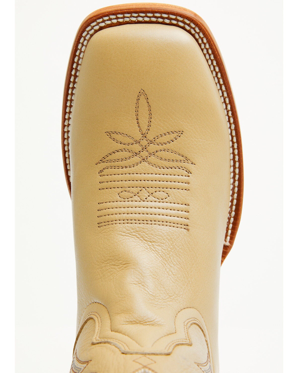 Image #6 - Tony Lama Men's Boot Barn Exclusive Clayton Blonde Western Boots - Broad Square Toe, Tan, hi-res