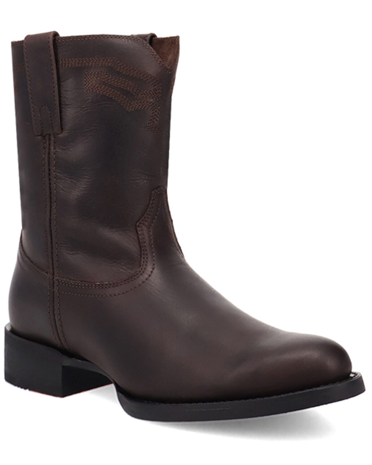 Image #1 - Laredo Men's Obsidian League Performance Roper Ankle Boots - Round Toe, Brown, hi-res