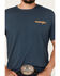 Image #4 - Wrangler Men's Boot Barn Exclusive Steerhead Logo Short Sleeve Graphic T-Shirt , Navy, hi-res