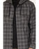 Image #3 - Hawx Men's Roberson Long Sleeve Hooded Flannel, Charcoal, hi-res