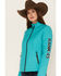 Image #2 - RANK 45® Women's Softshell Jacket, Turquoise, hi-res