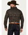 Image #4 - Rock & Roll Denim Men's Paisley Print Long Sleeve Snap Stretch Western Shirt, Black, hi-res