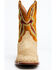Dan Post Men's Exotic Sea Bass Skin Western Boots - Broad Square Toe, Brown, hi-res