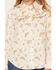 Image #3 - Ely & Walker Women's Boot Barn Exclusive Western Conversational Print Long Sleeve Pearl Snap Western Shirt, Cream, hi-res