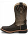 Justin Men's Derrickman Western Work Boots - Composite Toe, Cognac, hi-res