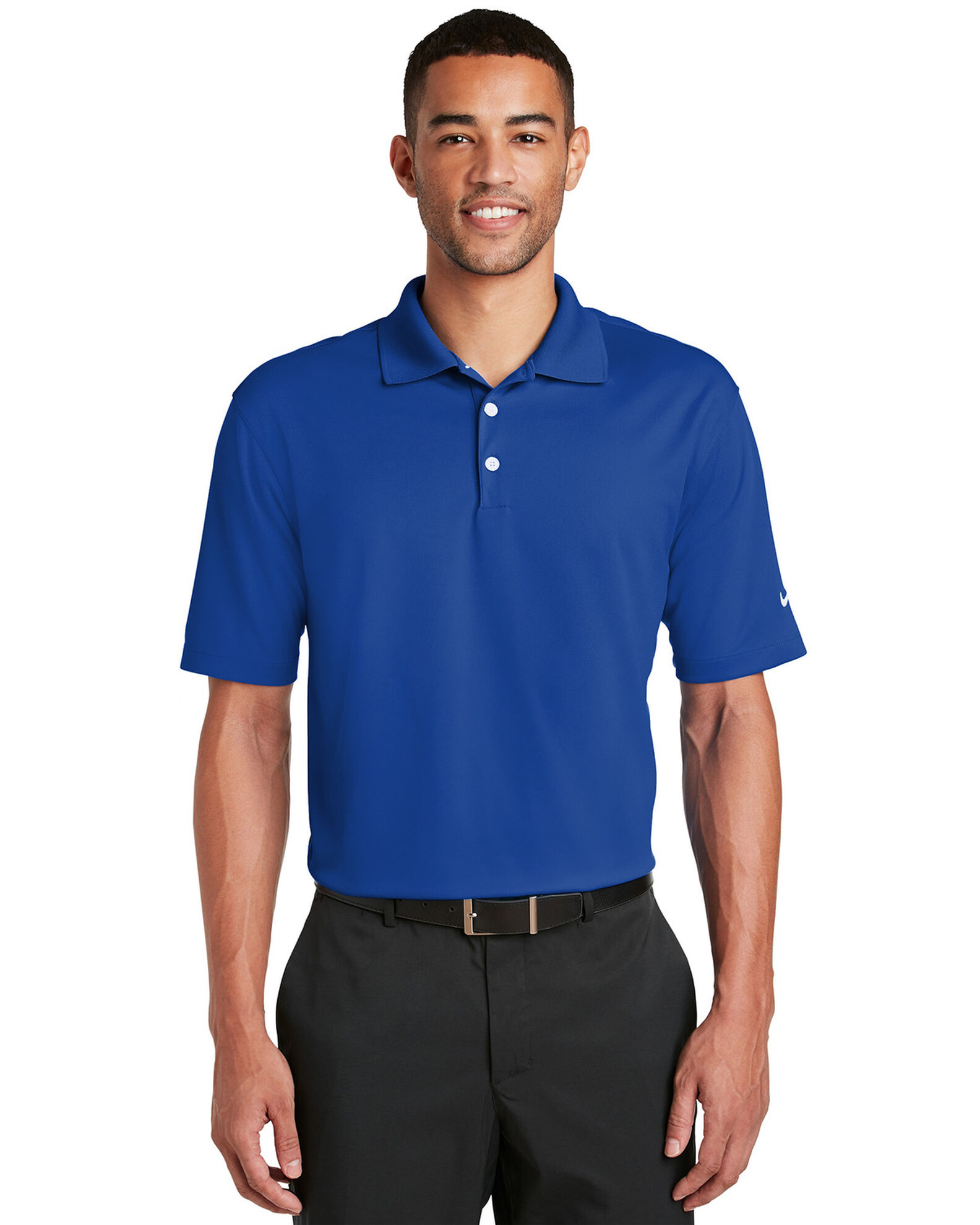 Mens dri-fit short sleeve polo shirt outlet