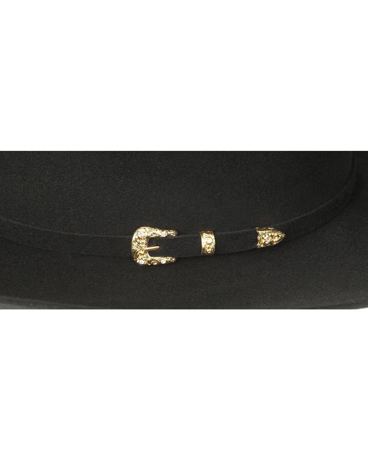 Image #3 - Larry Mahan Opulento 30X Felt Cowboy Hat, Black, hi-res