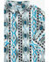 Image #2 - Wrangler Toddler Boys' Southwestern Print Long Sleeve Snap Western Shirt, Grey, hi-res