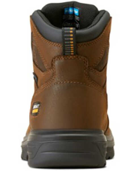 Image #3 - Ariat Men's Turbo 6" Waterproof Work Boots - Round Toe , Brown, hi-res