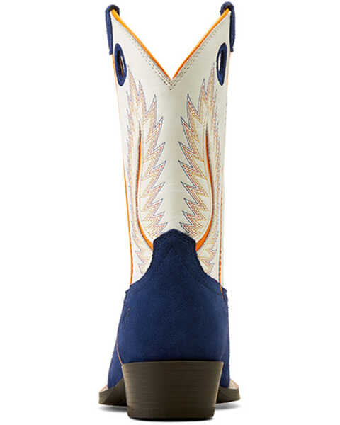 Image #3 - Ariat Boys' Futurity Fort Worth Western Boots - Square Toe , Blue, hi-res
