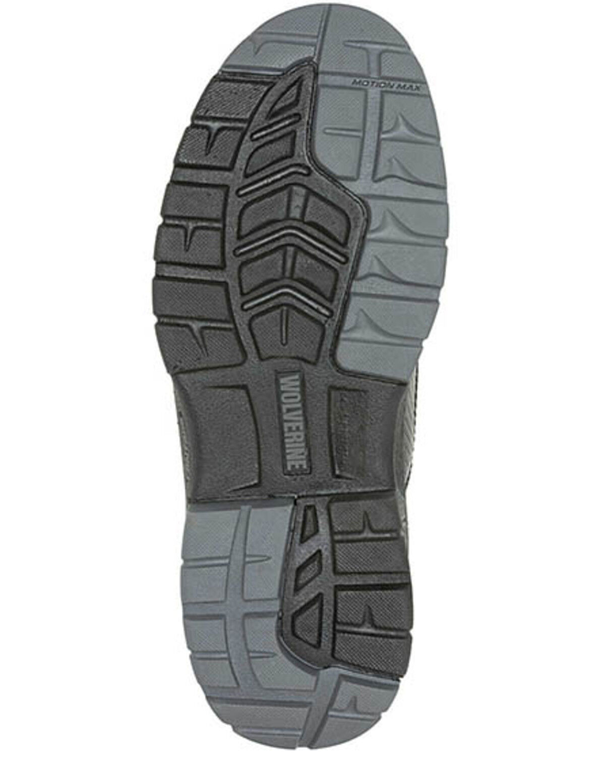 Image #4 - Wolverine Men's 6" Overpass CarbonMax® Work Boots - Composite Toe, Black/grey, hi-res
