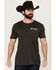 Image #2 - Moonshine Spirit Men's Southern Rock Short Sleeve Graphic T-Shirt, Charcoal, hi-res
