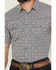Image #3 - Gibson Men's Haven Geo Print Short Sleeve Snap Western Shirt, White, hi-res