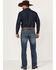 Hooey by Rock & Roll Denim Men's Revolver Medium Wash Stretch Slim Straight Jeans, Medium Wash, hi-res