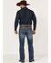 Image #1 - Hooey by Rock & Roll Denim Men's Revolver Medium Wash Stretch Slim Straight Jeans, Medium Wash, hi-res