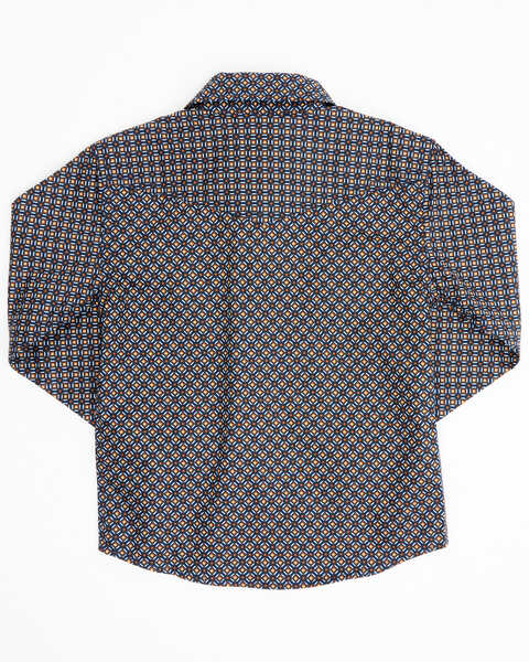 Image #3 - Cody James Toddler Boys' Dotted Long Sleeve Snap Western Shirt , Dark Blue, hi-res