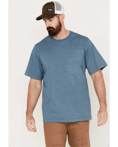 Image #1 - Hawx Men's Forge Short Sleeve Pocket T-Shirt, Blue, hi-res