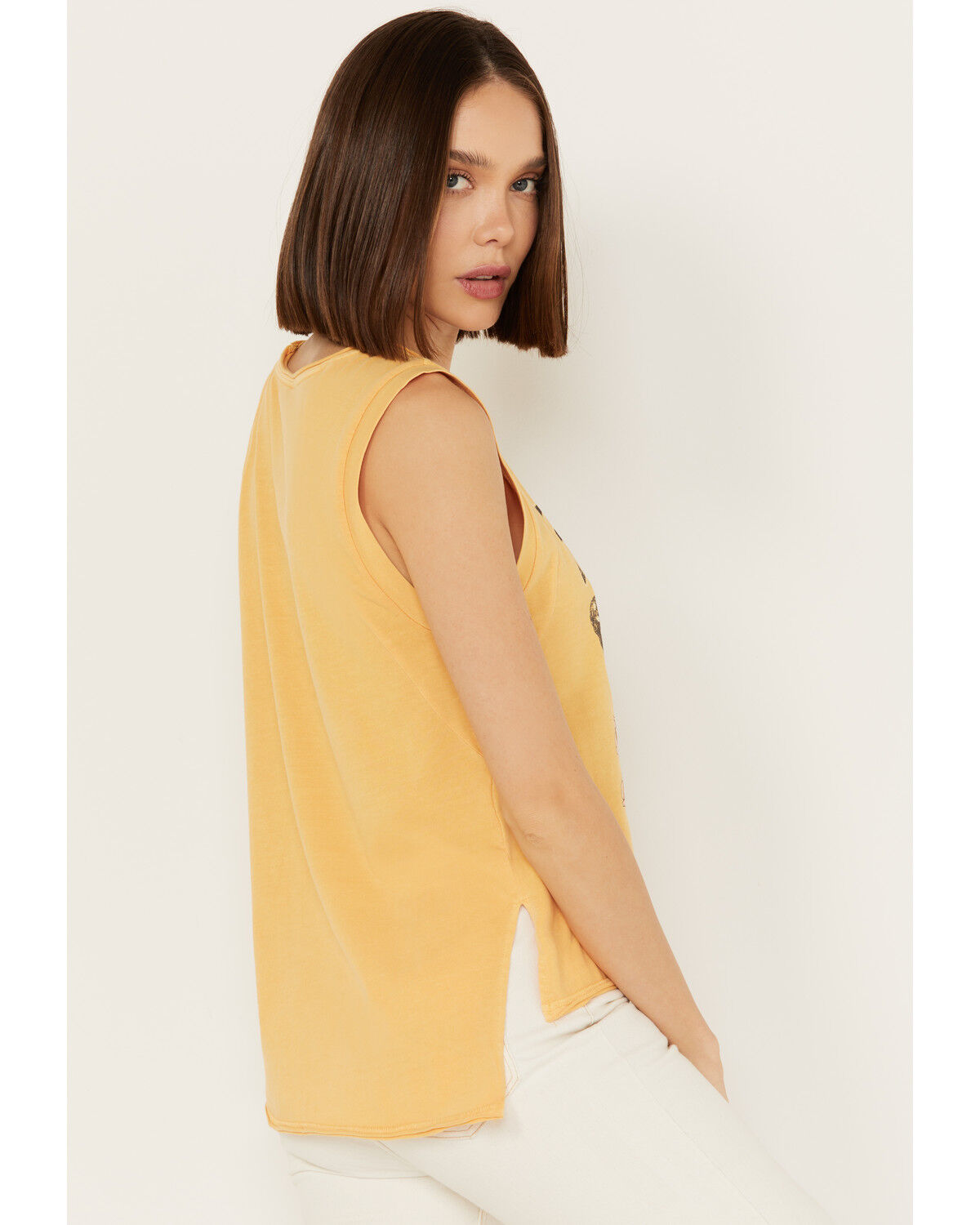 Image #4 - Cleo + Wolf Women's Be The Good Tank, Light Yellow, hi-res