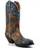 Image #1 - Dan Post Women's Humming Bird Heart and Floral Inlay Western Boots - Snip Toe, Orange, hi-res