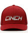 Image #3 - Cinch Men's Logo Ball Cap , Burgundy, hi-res