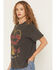 Image #2 - Girl Dangerous Women's Lasso My Heart Short Sleeve Graphic Tee, Black, hi-res