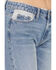 Image #2 - Ceros Women's Mid Rise Rolled Cuffed Capri Jeans, Light Wash, hi-res