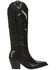Image #2 - Azalea Wang Women's Driven Tall Western Boots - Snip Toe, Black, hi-res