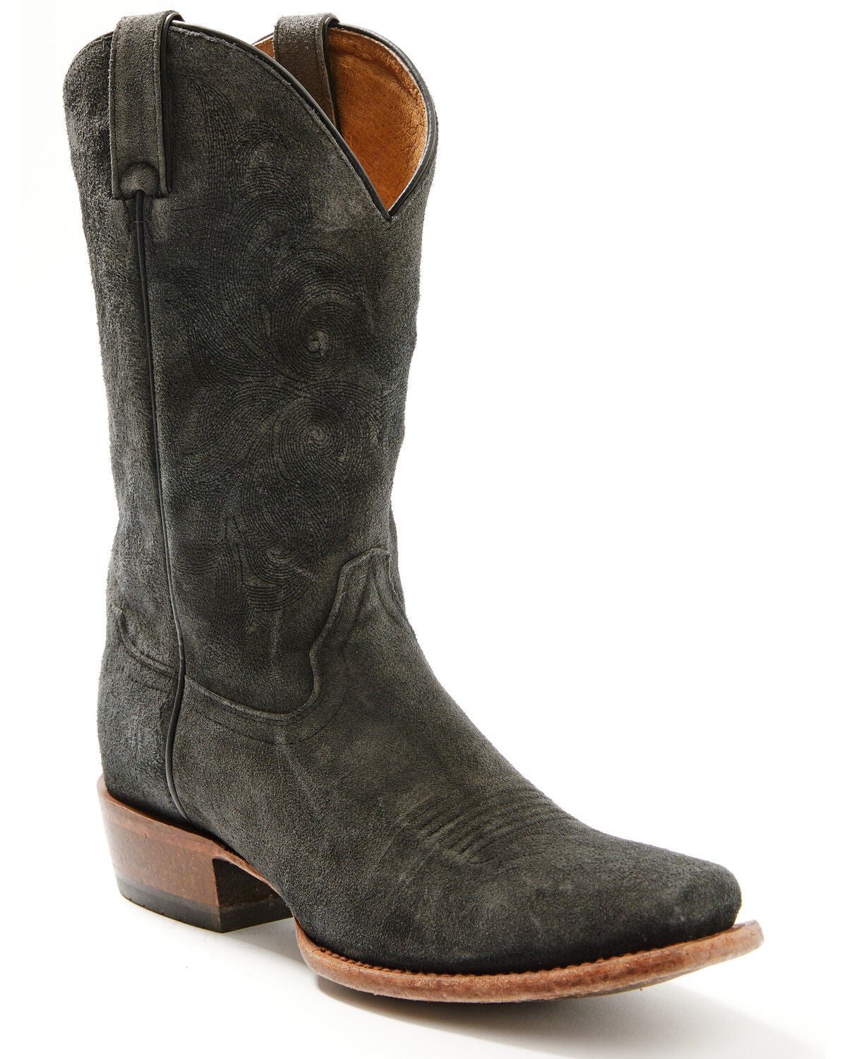 Image #1 - Moonshine Spirit&reg; Men's Gunsmoke Western Boots - Square Toe, Black, hi-res