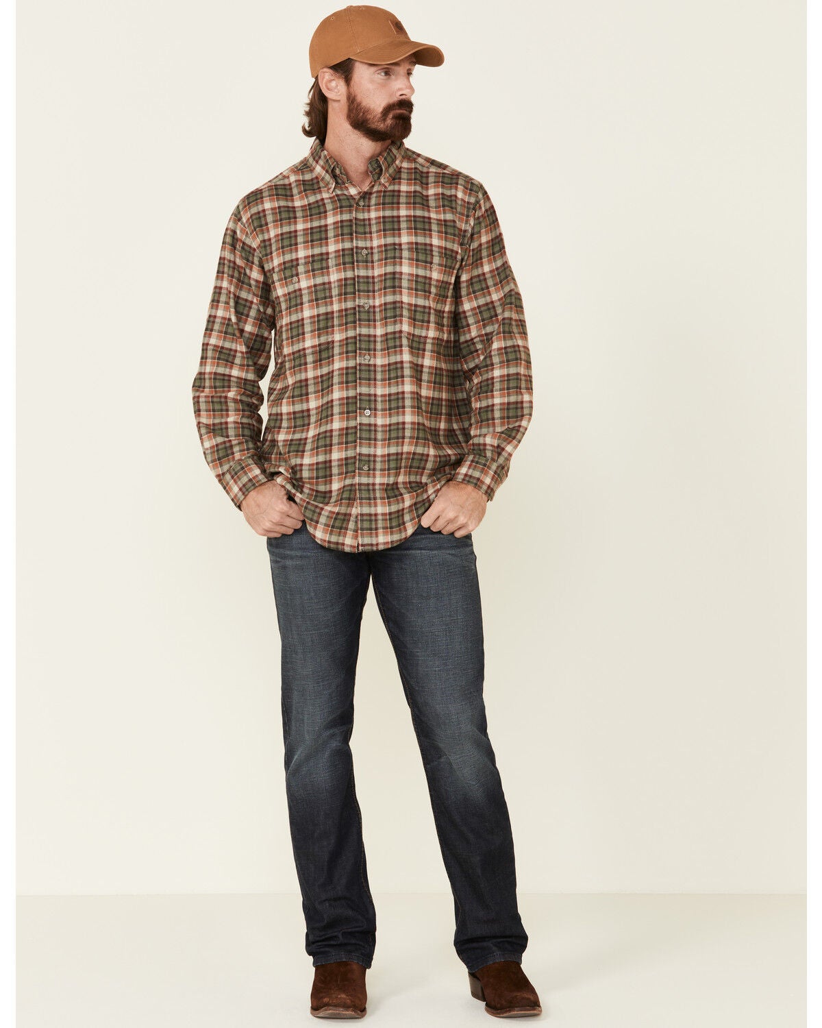 wrangler rugged wear long sleeve shirts