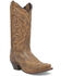 Image #1 - Laredo Women's Reva Western Boots - Snip Toe, Honey, hi-res