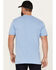 Image #4 - Moonshine Spirit Men's Soaring Eagle Short Sleeve Graphic T-Shirt, Light Blue, hi-res
