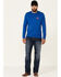 Image #2 - Hooey Men's Captain Logo Long Sleeve T-Shirt, Blue, hi-res