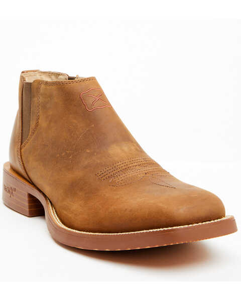 Image #1 - Twisted X Men's 4" Tech X™ Chelsea Boots - Broad Square Toe, Rust Copper, hi-res