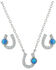 Montana Silversmiths Women's Silver Lightfoot Horseshoe Jewelry Set , Silver, hi-res