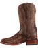 El Dorado Men's Handmade Caiman Belly Stockman Boots - Broad Square Toe, Bronze, hi-res
