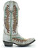 Image #3 - Old Gringo Women's Harper Hand Woven Western Boots - Snip Toe , White, hi-res