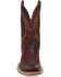 Image #4 - Dan Post Men's Boerne Western Boots - Square Toe, Cognac, hi-res