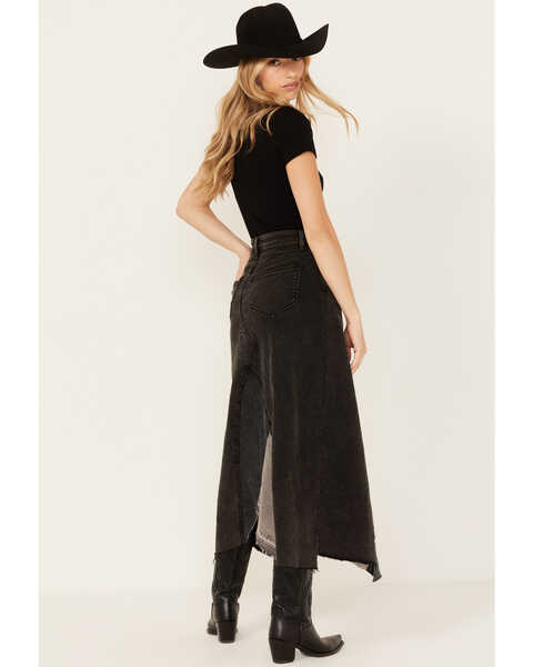 Image #3 - Driftwood Women's Katie Denim Midi Skirt , Black, hi-res