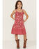 Image #4 - Angie Girls' Paisley Print Spaghetti Strap Dress, , hi-res