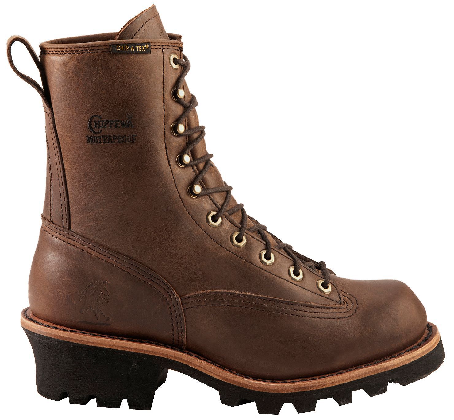 chippewa boots lace to toe