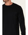 Image #3 - Hawx Men's Solid Forge Long Sleeve Work Pocket T-Shirt - Big, Black, hi-res