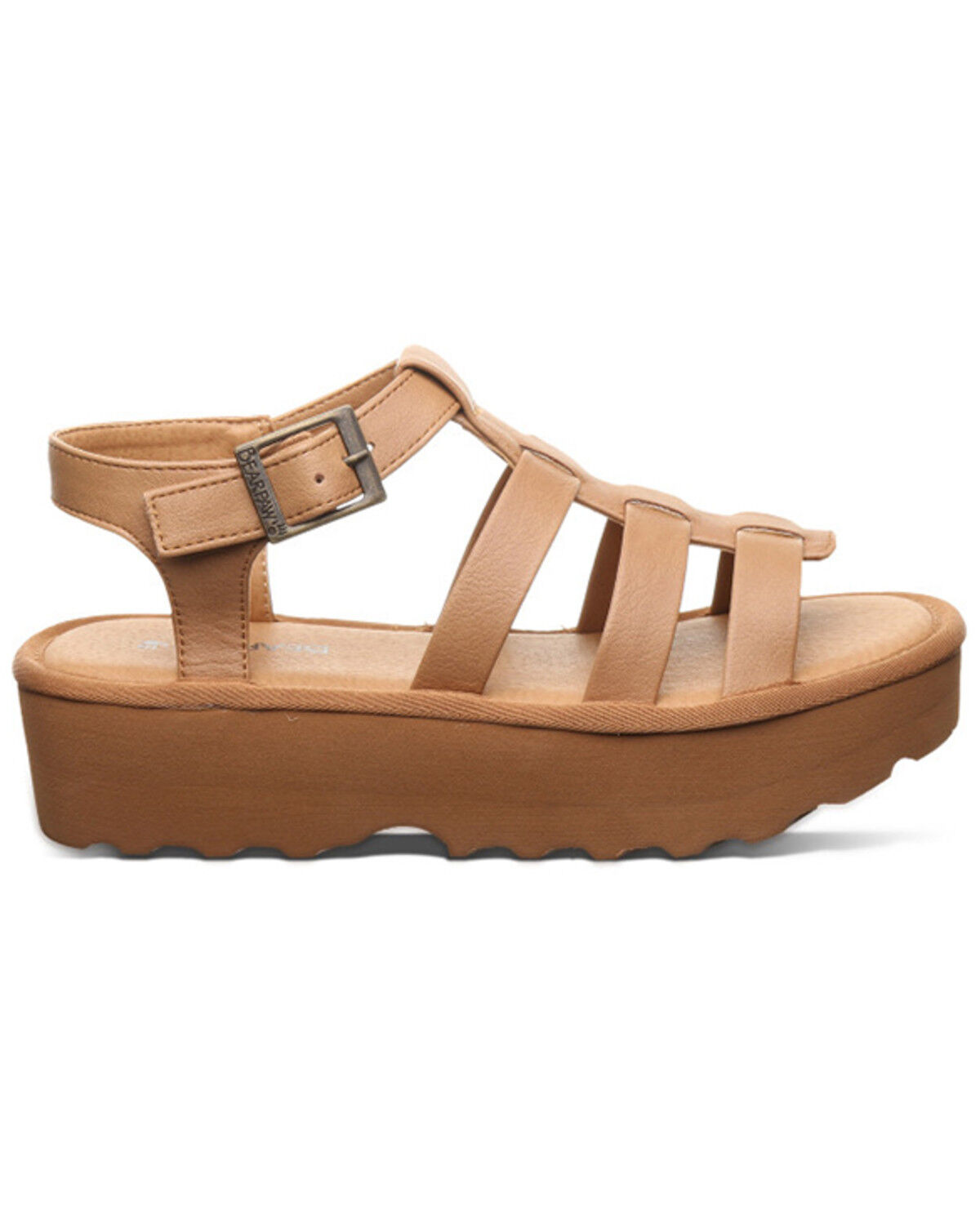 Image #2 - Bearpaw Women's High Seas Platform Sandals, Brown, hi-res