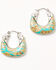 Image #2 - Shyanne Women's Sedona Sky Hoop Earrings, Silver, hi-res