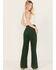 Image #3 - Rolla's Women's East Coast Corduroy Stretch Flare Jeans , Green, hi-res