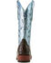 Image #5 - Ariat Women's Futurity Silk Exotic Caiman Western Boots - Square Toe, Blue, hi-res