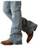 Image #5 - Ariat Girls' Lennon Trouser Mid Rise Denim Jeans, Blue, hi-res